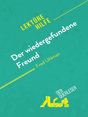 cover image of Der wiedergefundene Freund von Fred Uhlman (Lektürehilfe)